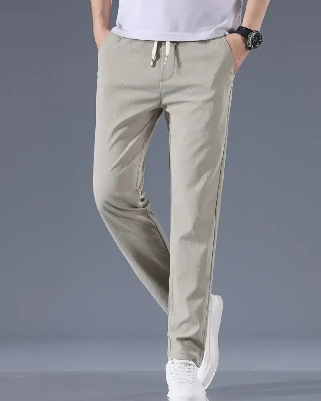 Comfortable Pants Pentru Bărbați cu țesătură Antirid