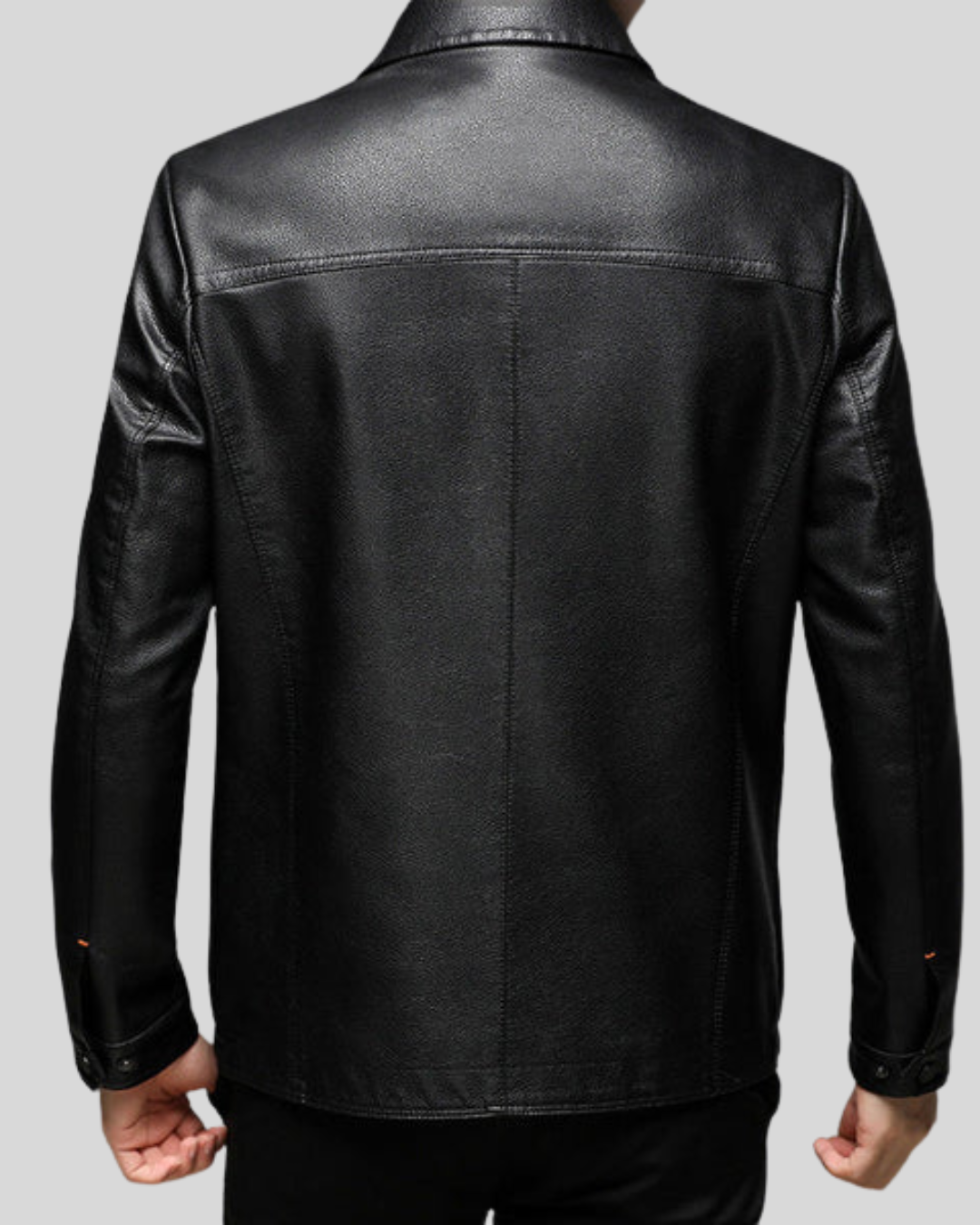 Jacheta de piele călduroasă pentru bărbați