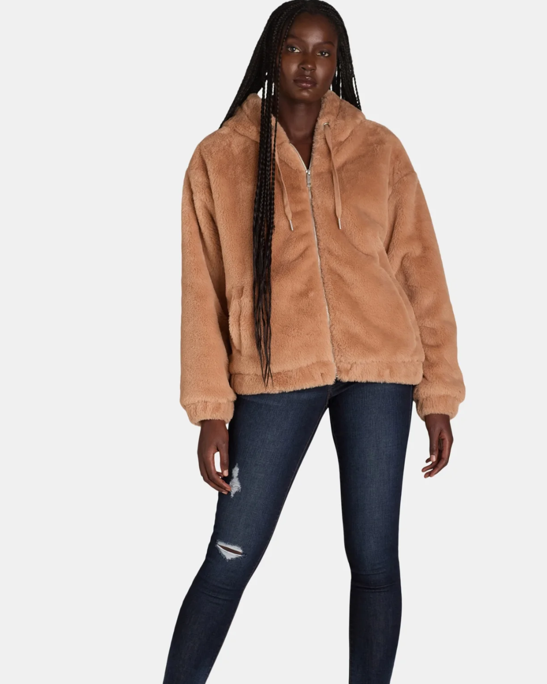 Haină termică din materiale sintetice de înaltă densitate pentru femei