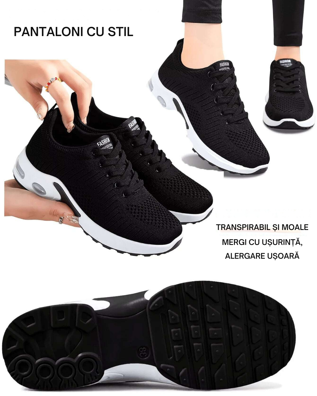 Adidași sport cu plasă aerată pentru femei®