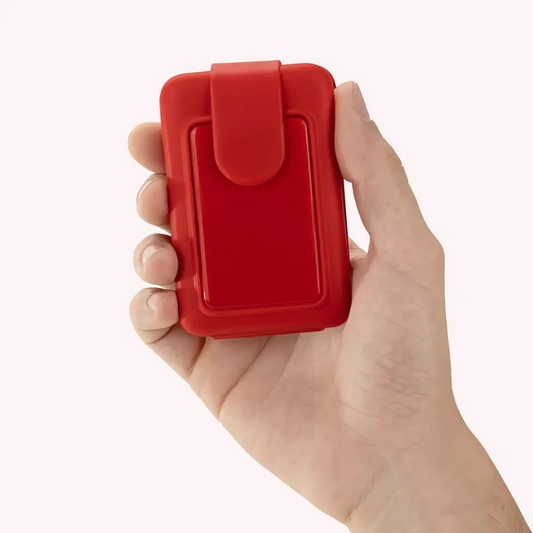 Portofel minimalist cu protectie RFID si design compact pentru carduri