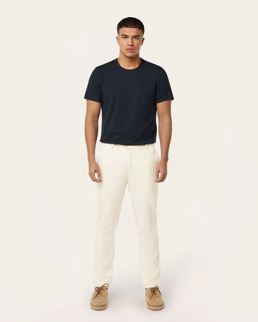 Pants Classic Pentru Bărbați cu Fermoare de Buzunar Invizibile și țesătură Impermeabilă 