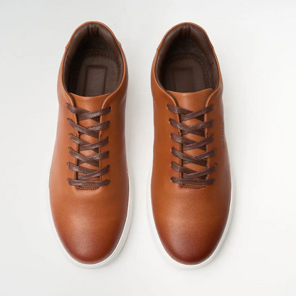 Pantofi casual din piele pentru bărbați, cu talpă confortabilă