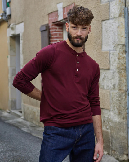 Tricou cu Mânecă Lungă Pentru Bărbați (OFERTA 2x1) 