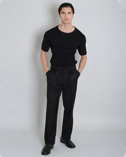 Cămăși cu Mânecă Scurtă și Gât Rotund Pentru Bărbați 