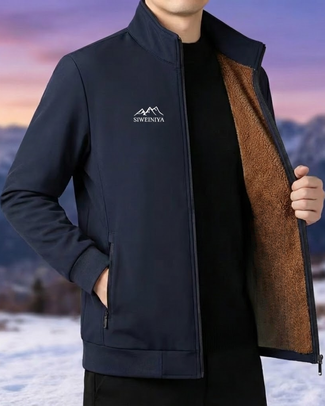 Jachetă din lână de miel pentru bărbați®