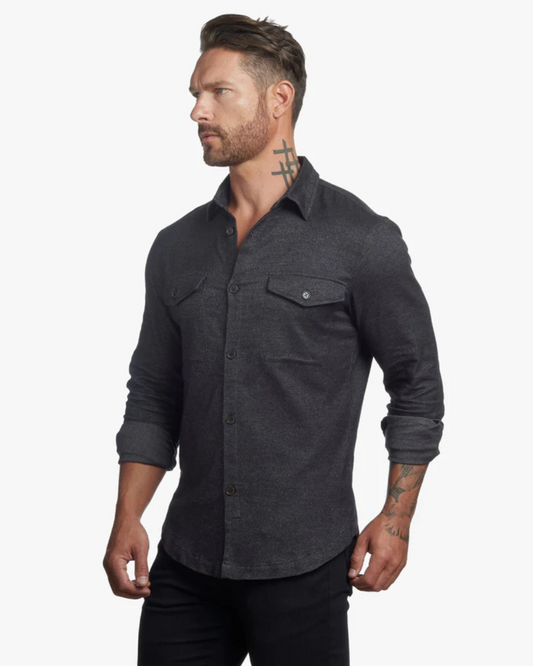 Cămașă Slim Fit Button Down Pentru Bărbați 