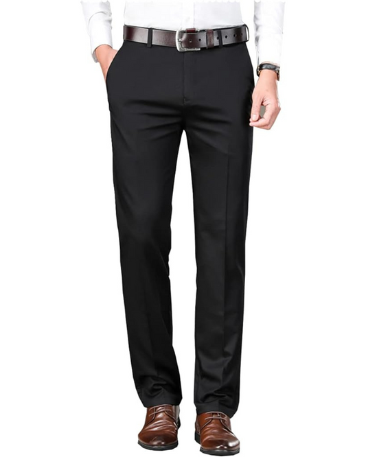 Pantaloni Classic Eleganți cu Elasticitate pentru Bărbați 