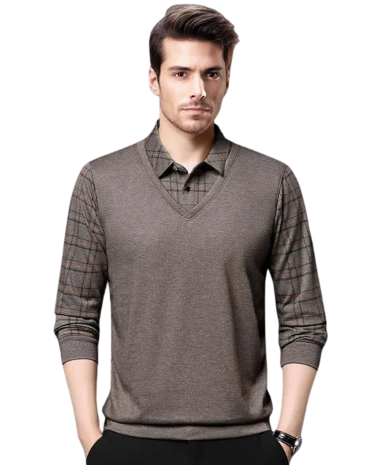 Cămașă din două piese cu guler pentru bărbați®