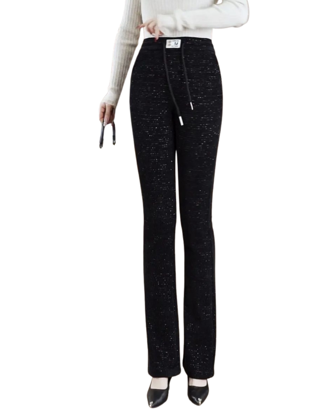 Pantaloni termici evasé pentru femei