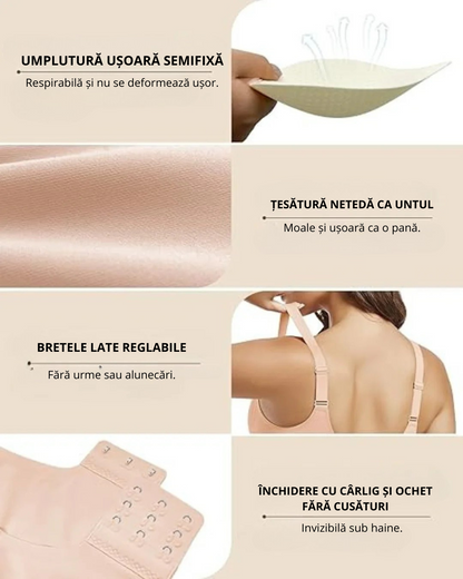 Sutien push-up Moale și Confortabil Fără Cusături ( OFERTĂ 2X1)