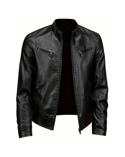 Jacheta din piele pentru bărbați