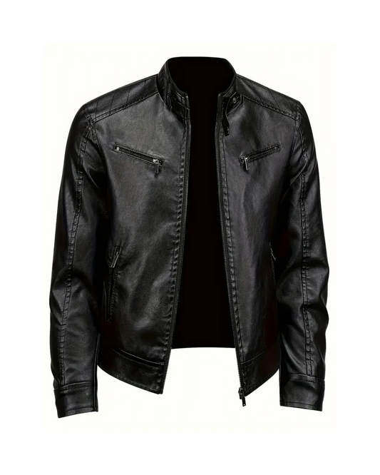 Jacheta din piele pentru bărbați