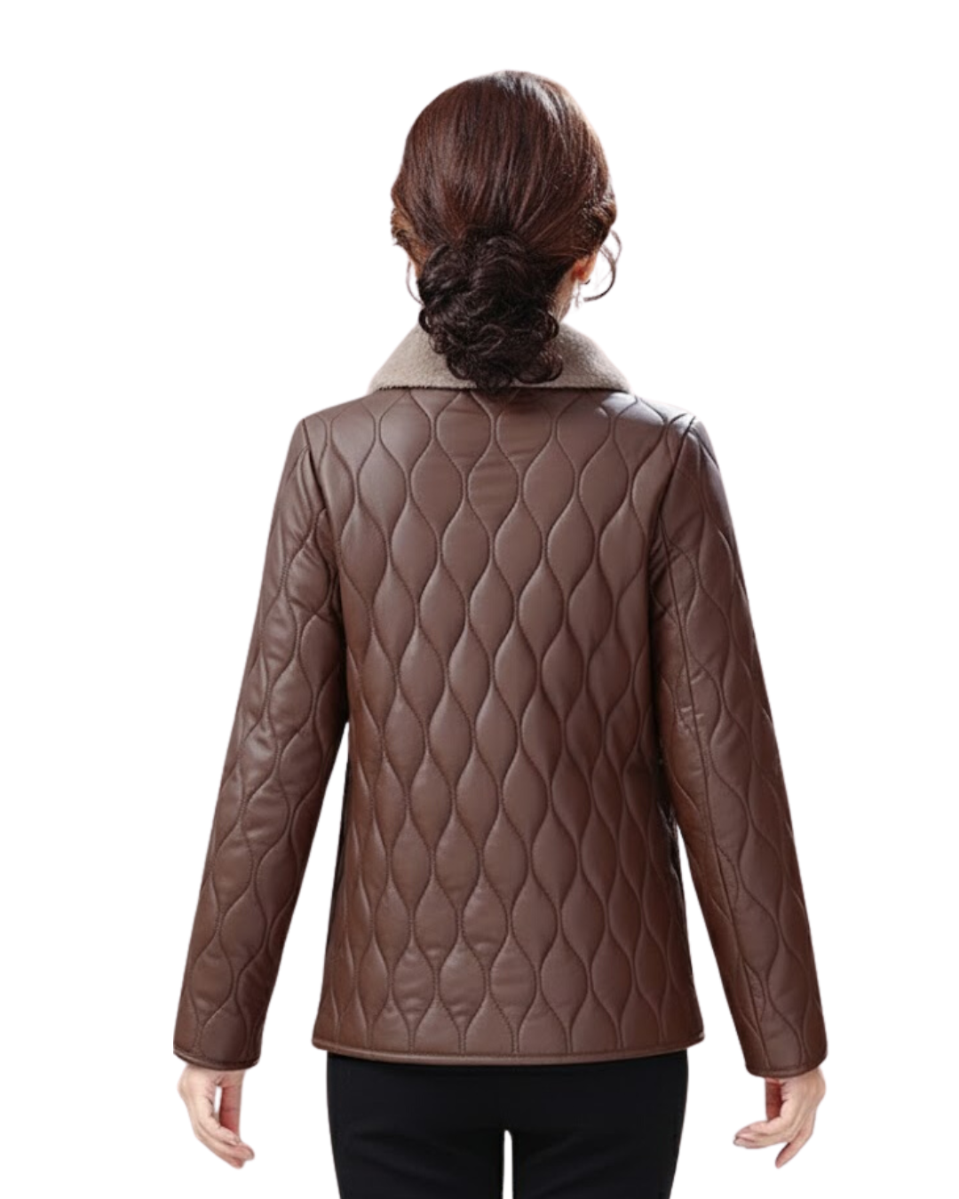 Jachetă Scurtă de Iarnă Căptușită pentru Femei care Oferă Căldură și Stil