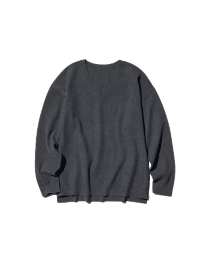 Pulover cu Guler în V®