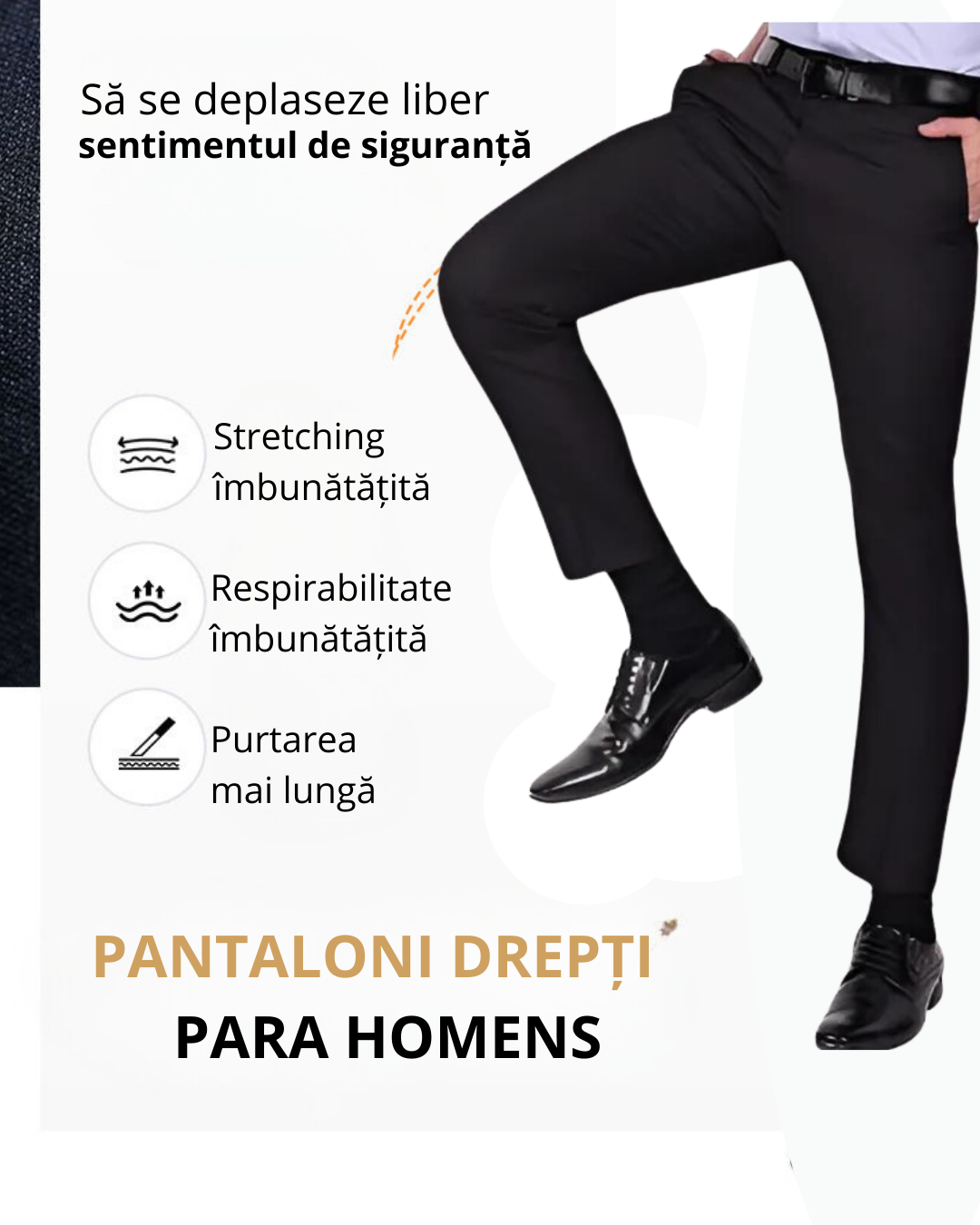 Pantaloni Classic High Stretch pentru bărbați® 