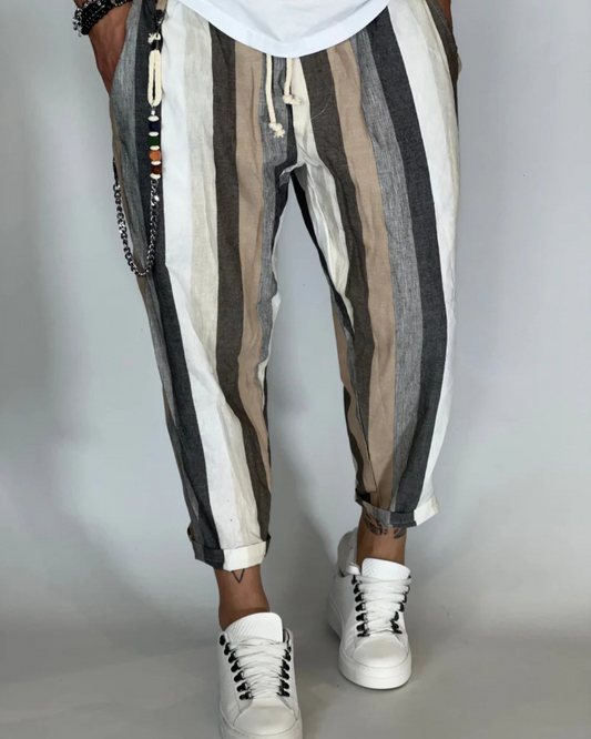 Pantaloni Dungați with the Effect of în Pentru Bărbați 