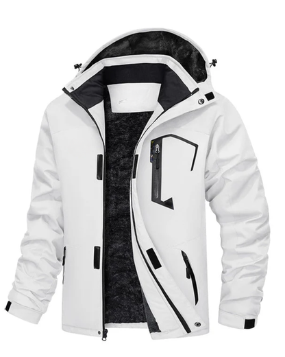 Haină de iarnă pentru bărbați cu căptușeală interioară călduroasă