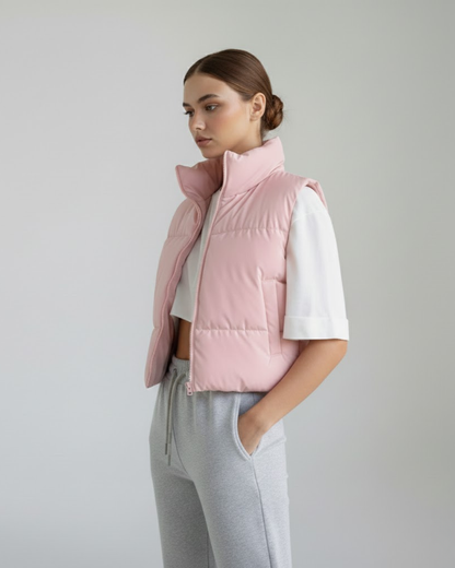 Vestă matlasată scurtă pentru femei®