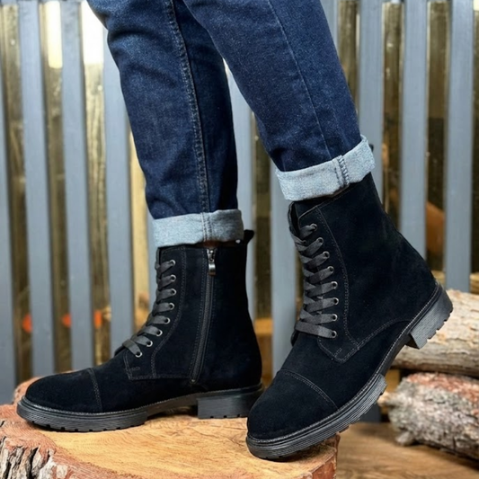 Ghete Stil Militar Cu Sistem Dublu De Ajustare Pentru Bărbați