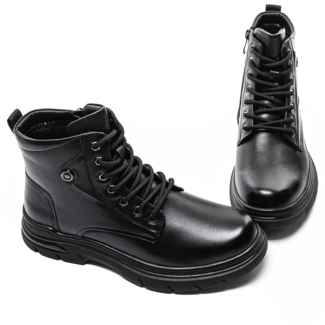 Ghete din Piele Naturală cu Design Robust și Stil Urban Pentru Bărbați