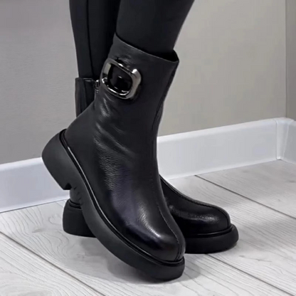 Ghete din piele călduroase pentru femei