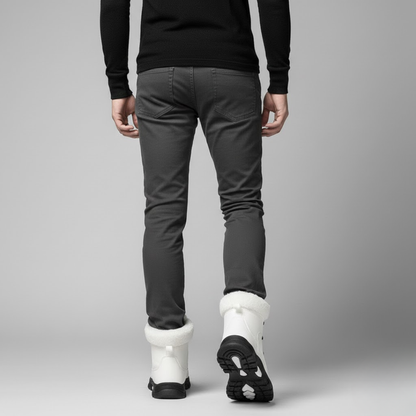 Cizme de iarnă cu talpă înaltă și închidere rapidă pentru bărbați®