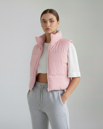 Vestă matlasată scurtă pentru femei®