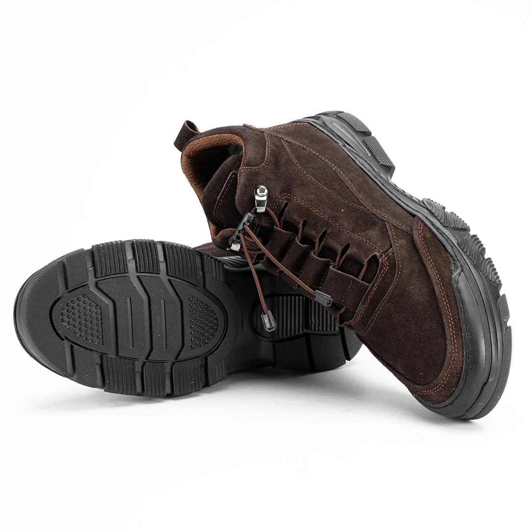 Ghete urbane din piele cu talpă antiderapantă pentru bărbați