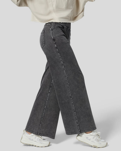 Long Pants with Talia Înaltă și Mai Multe Buzunare pentru Femei