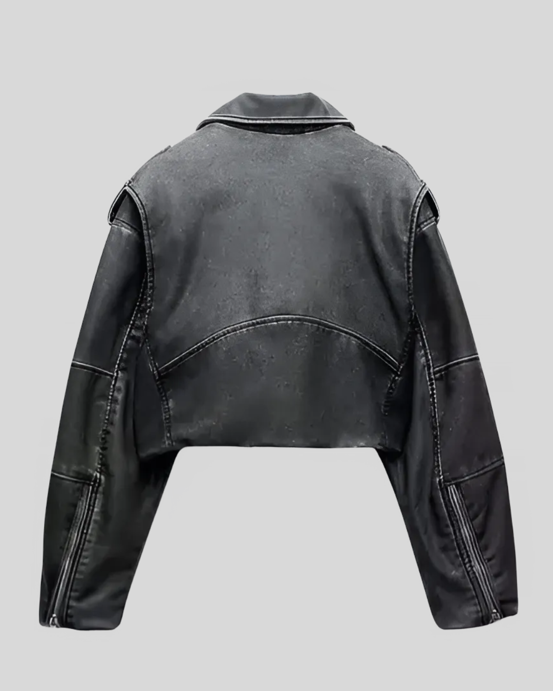 Jacheta din piele scurtă pentru femei®