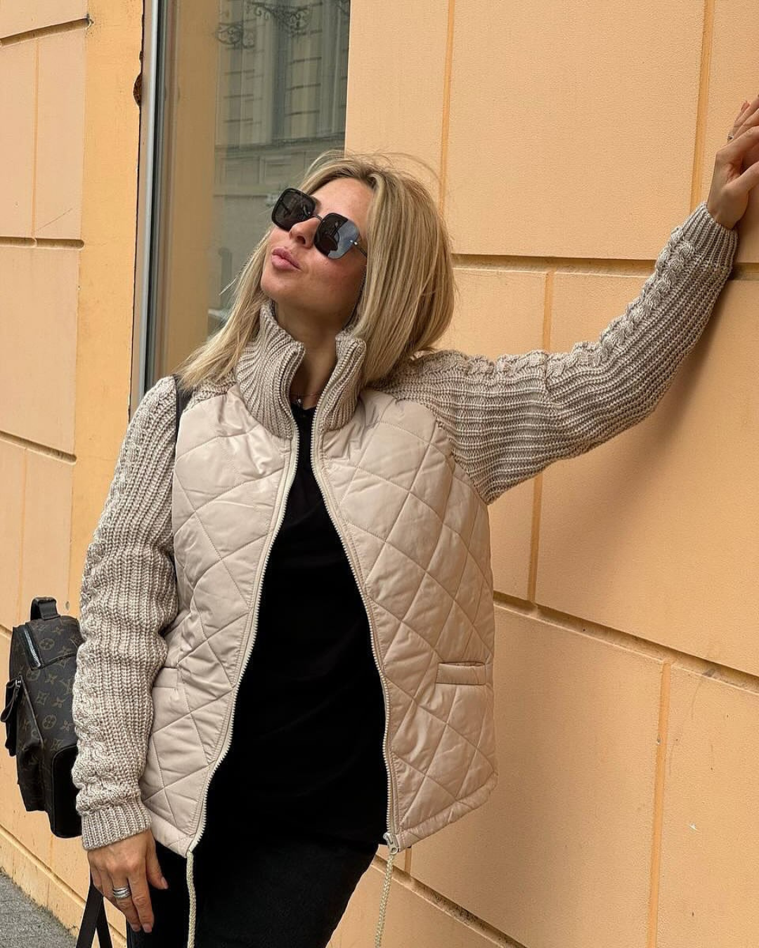 Jachetă casual cu mâneci lungi și fermoar pentru femei®