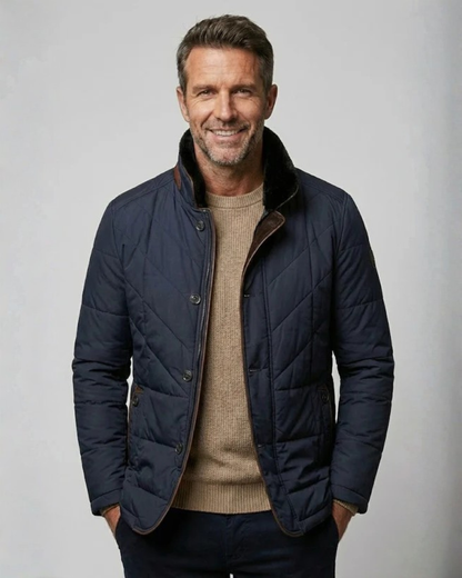 Jachetă Masculină cu Stil Rafinat și Guler Clasic pentru Bărbați®