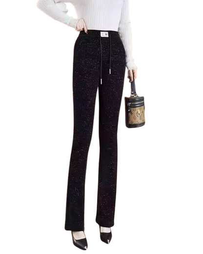 Pantaloni termici evasé pentru femei