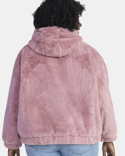 Haină termică din materiale sintetice de înaltă densitate pentru femei