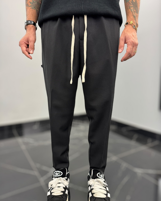 Pantaloni Largi și Simpli pentru Bărbați 