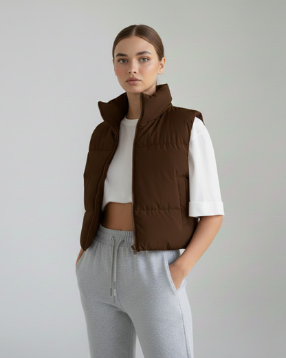 Vestă matlasată scurtă pentru femei®