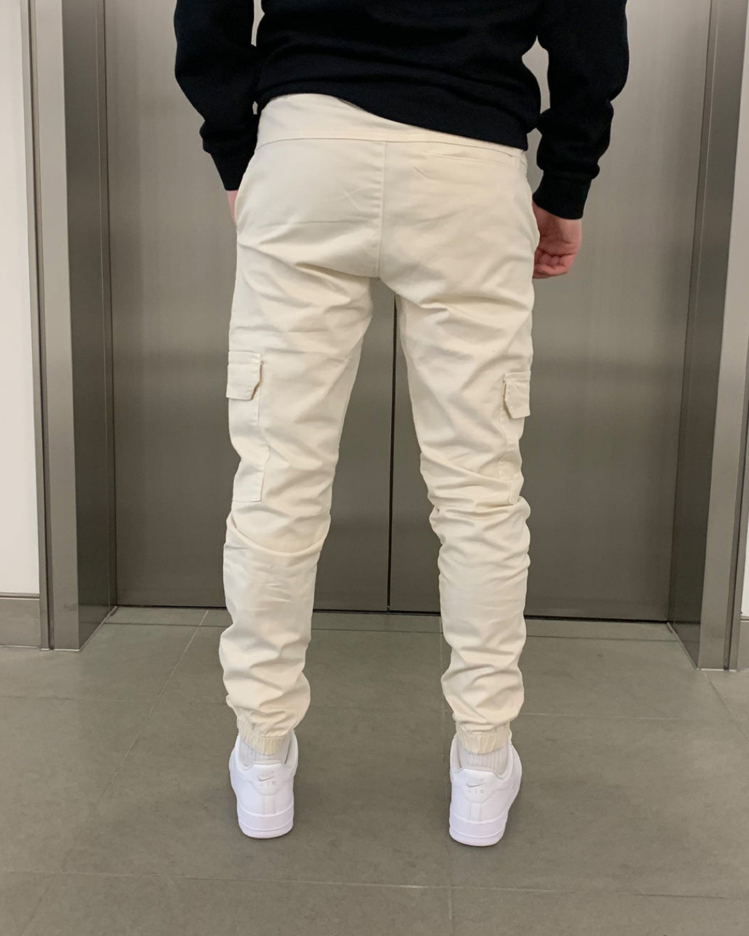 Bărbați bumbac Jogger Cargo Elasticated