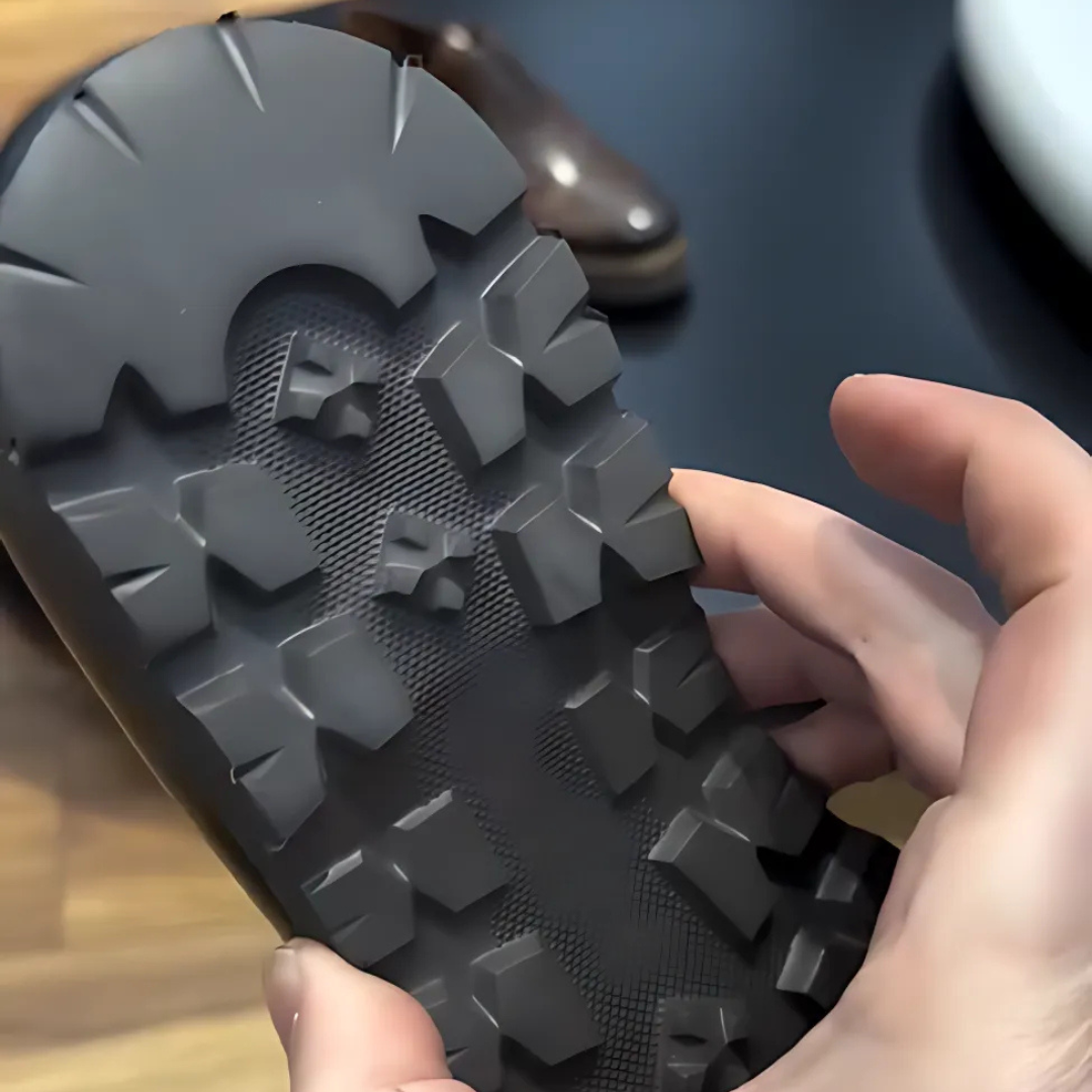 Mocasini cu talpă ergonomică din piele pentru bărbați