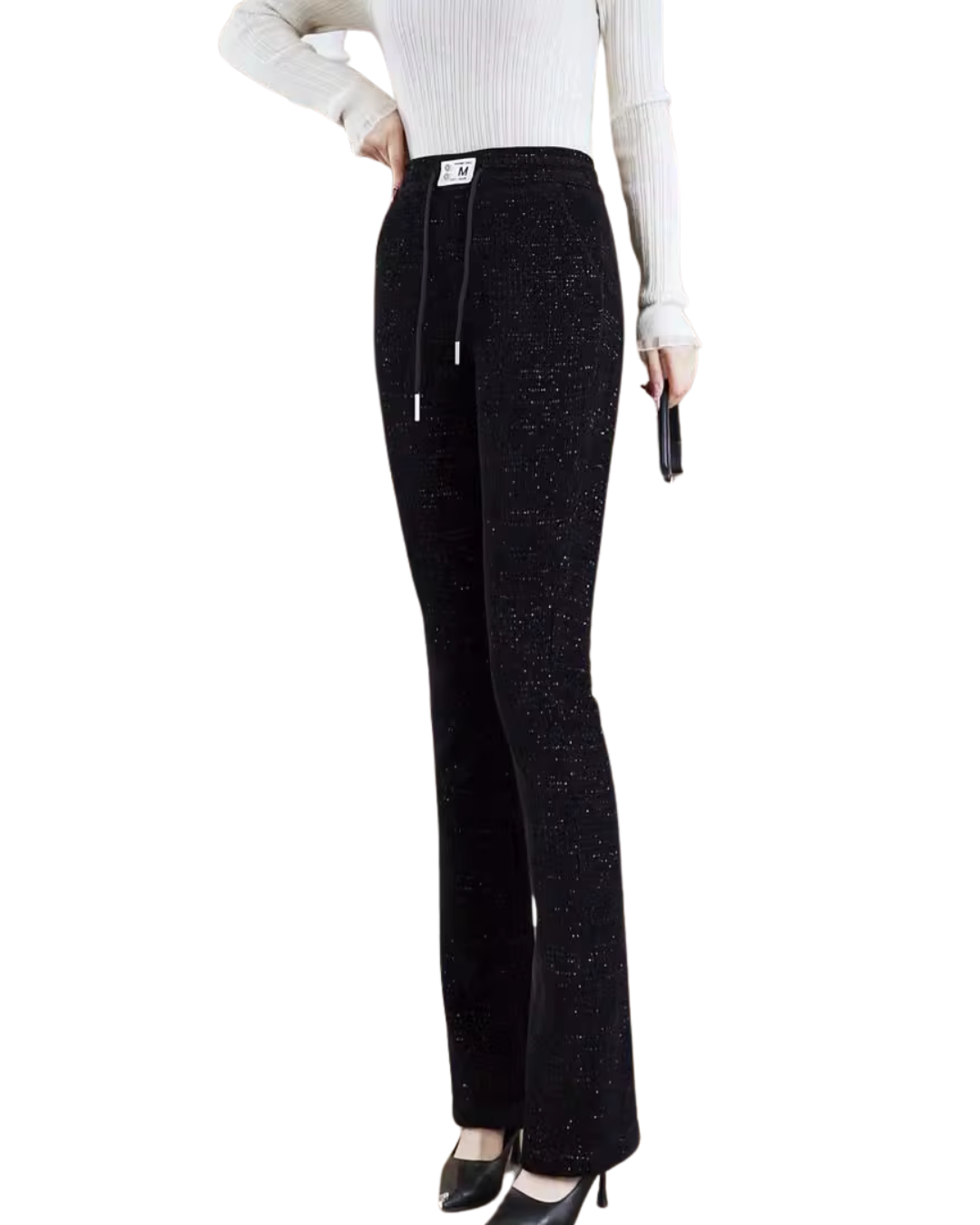 Pantaloni termici evasé pentru femei