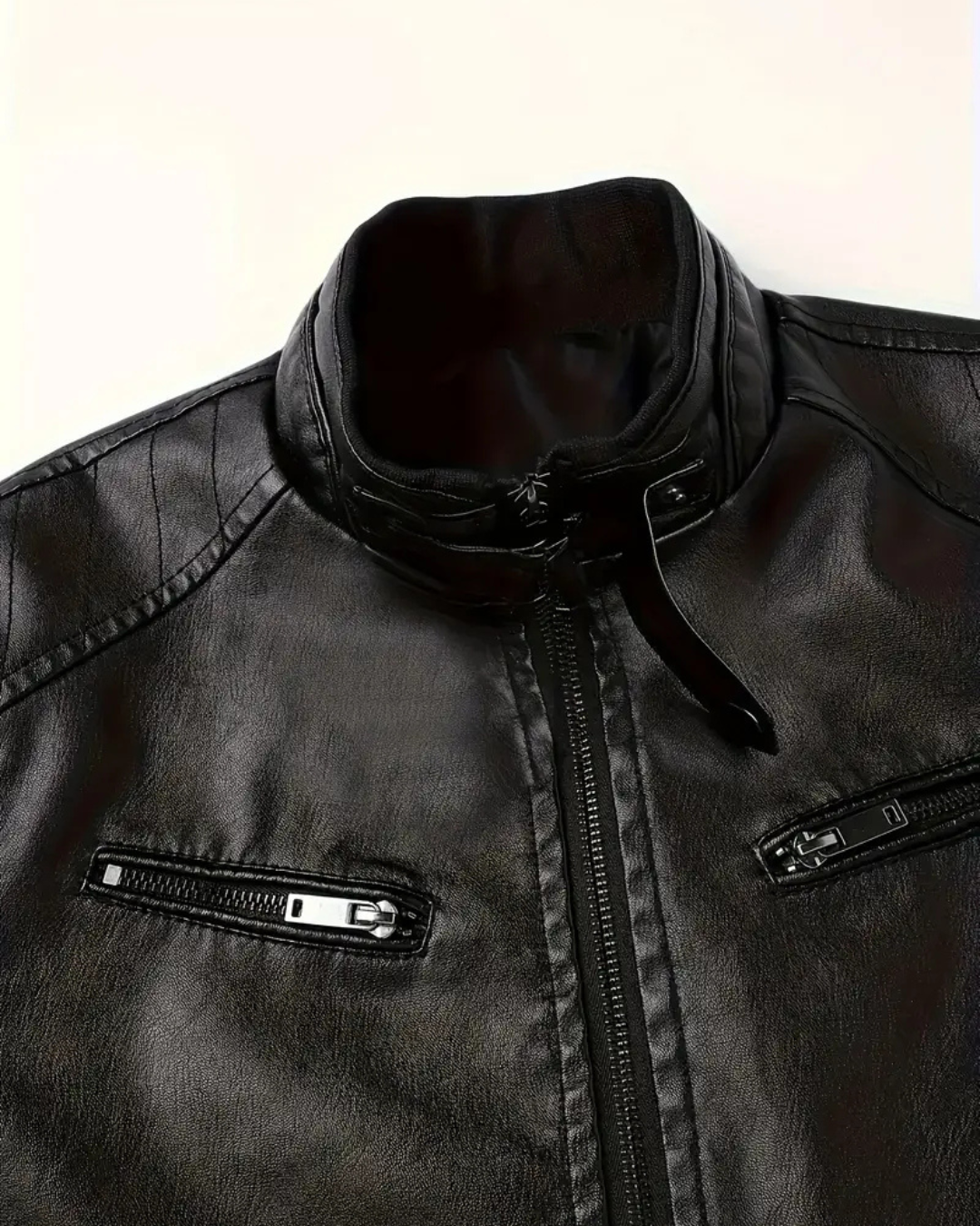 Jacheta din piele pentru bărbați