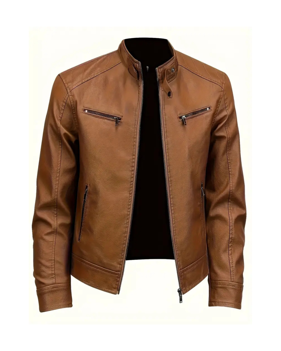 Jacheta din piele pentru bărbați