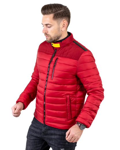 Jachetă Matlasată Ușoară și Confortabilă Pentru Bărbați