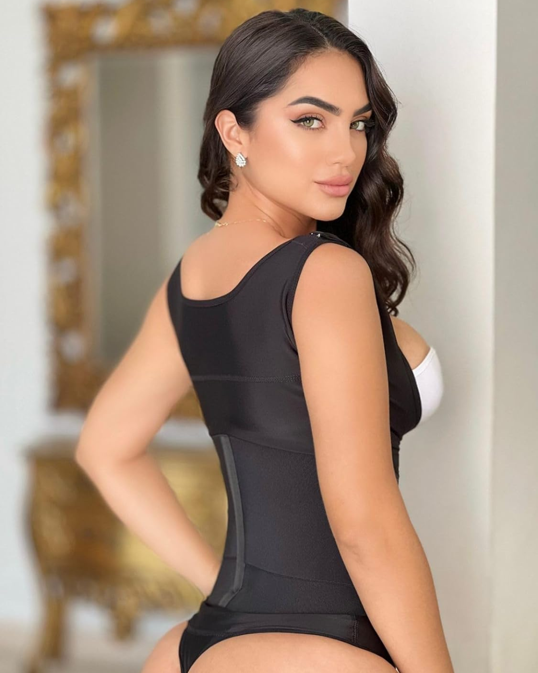 Bodysuit Tanga Shaper cu Compresie Ridicată