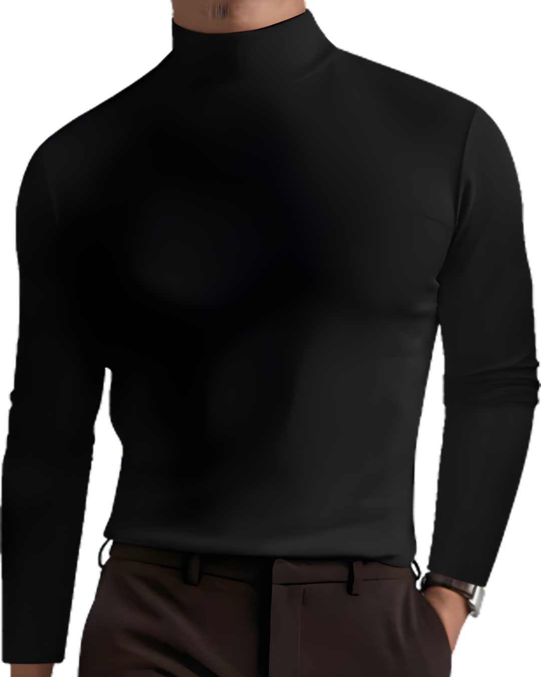 Tricou termic cu guler înalt pentru bărbați®