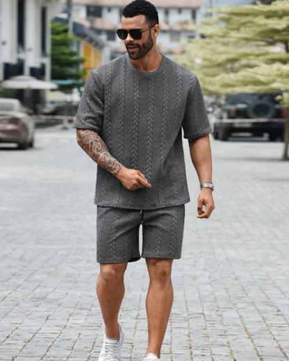 Urban Texture Set Pentru Bărbați Stil Modern și Confortabil 