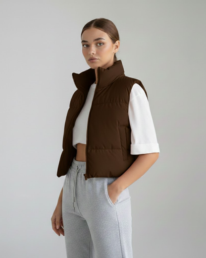 Vestă matlasată scurtă pentru femei®