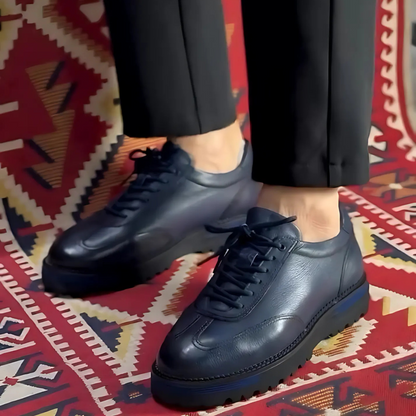 Pantofi ortopedici din piele pentru bărbați