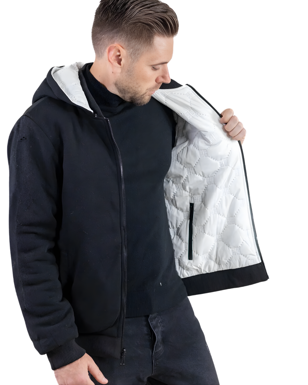 Jacheta reversibilă Versatilitate și protecție pentru bărbați®