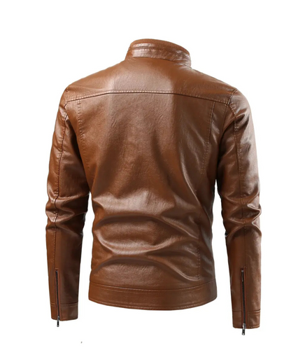 Jacheta din piele pentru bărbați